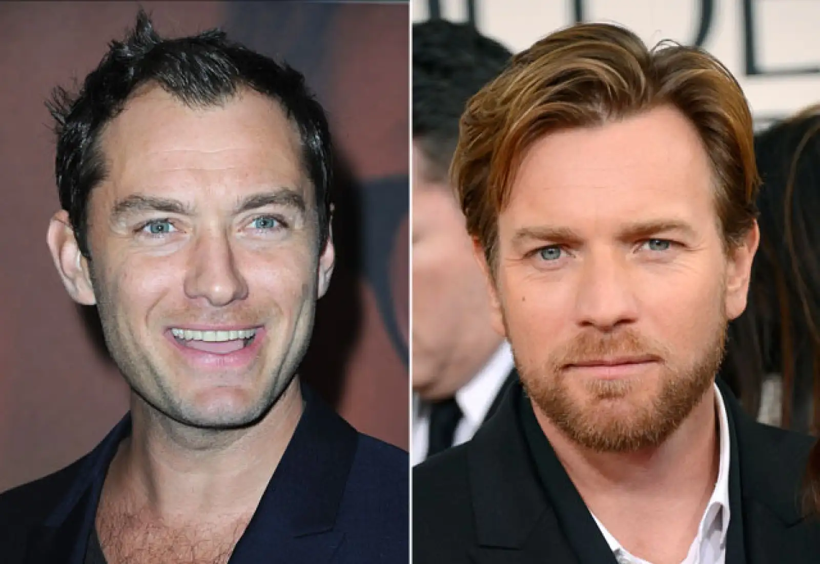 Jude Law e Ewan McGregor fueron compañeros de departamento antes de volverse famosos; incluso trabajaban juntos y hasta fundaron una productora cinematográfica.