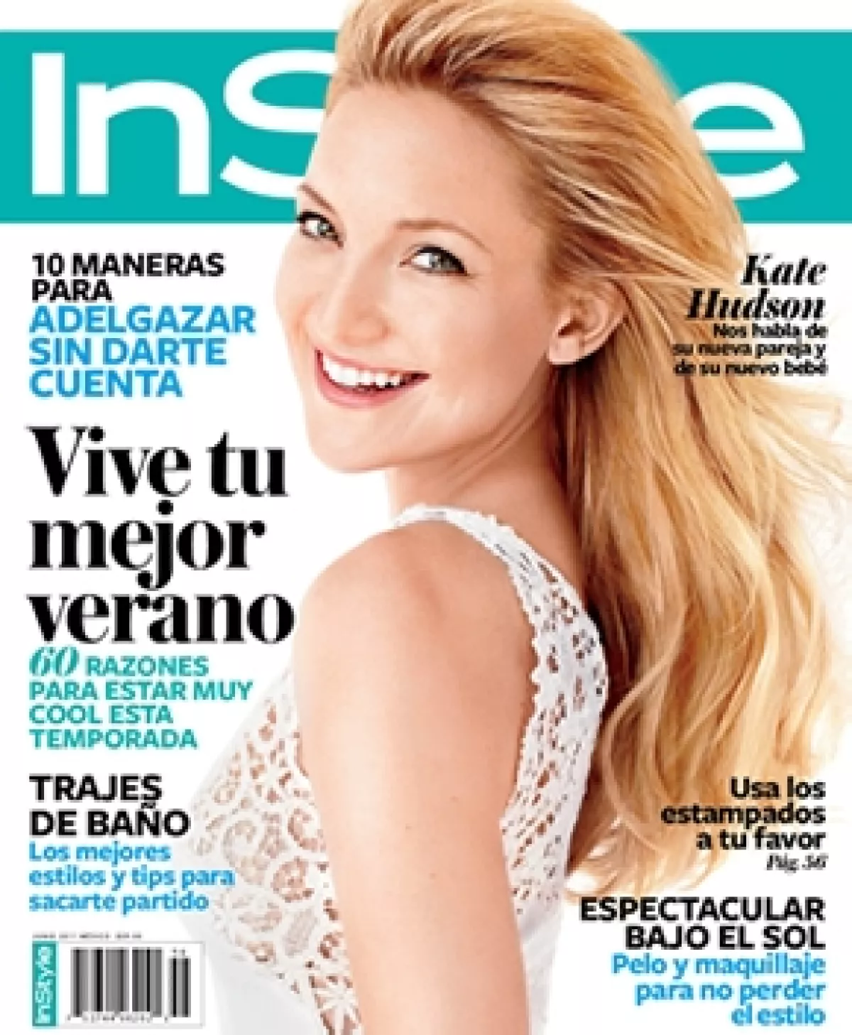 Kate Hudson aparece en la portada de InStyle de junio.