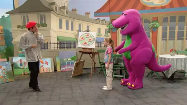 barney arrestado por jurar