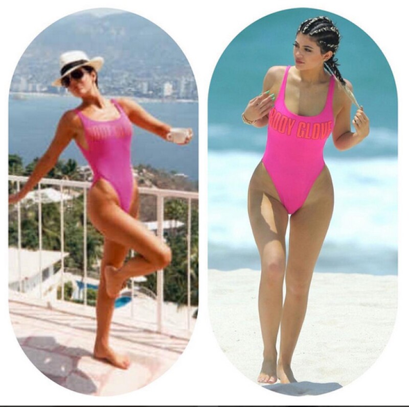 Anteriormente Kris había hecho una publicación un tanto similar, pero con Kylie.