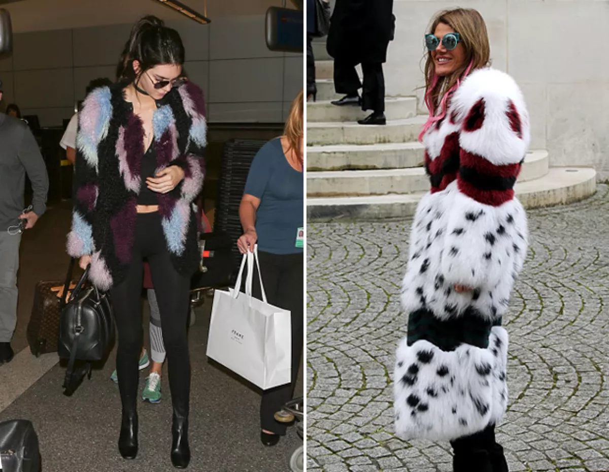 La top también arriesga como lo hace Anna Dello Russo con piezas muy llamativas.