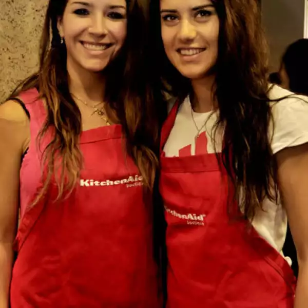 Lucía Martínez y Sorana Cirstea
