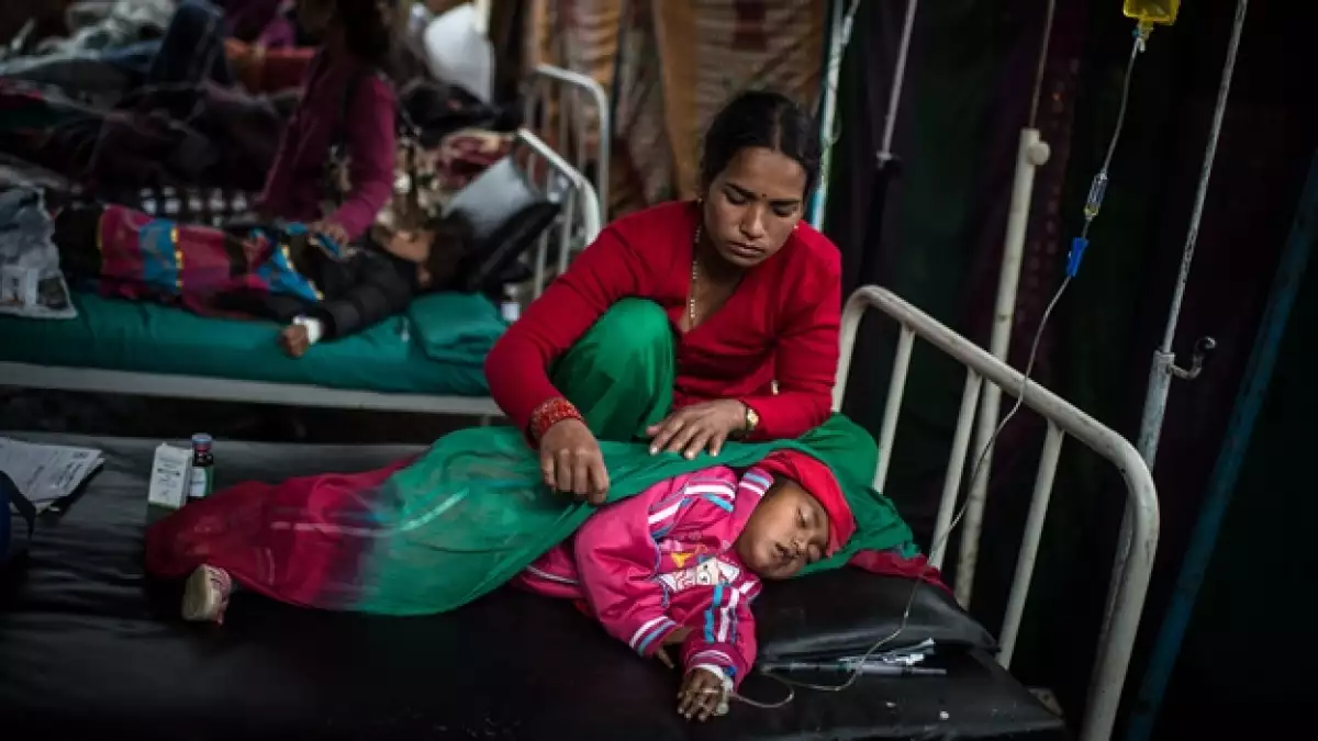 fiebre tifoidea Nepal