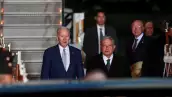 U.S. President Joe Biden arrives in Mexico