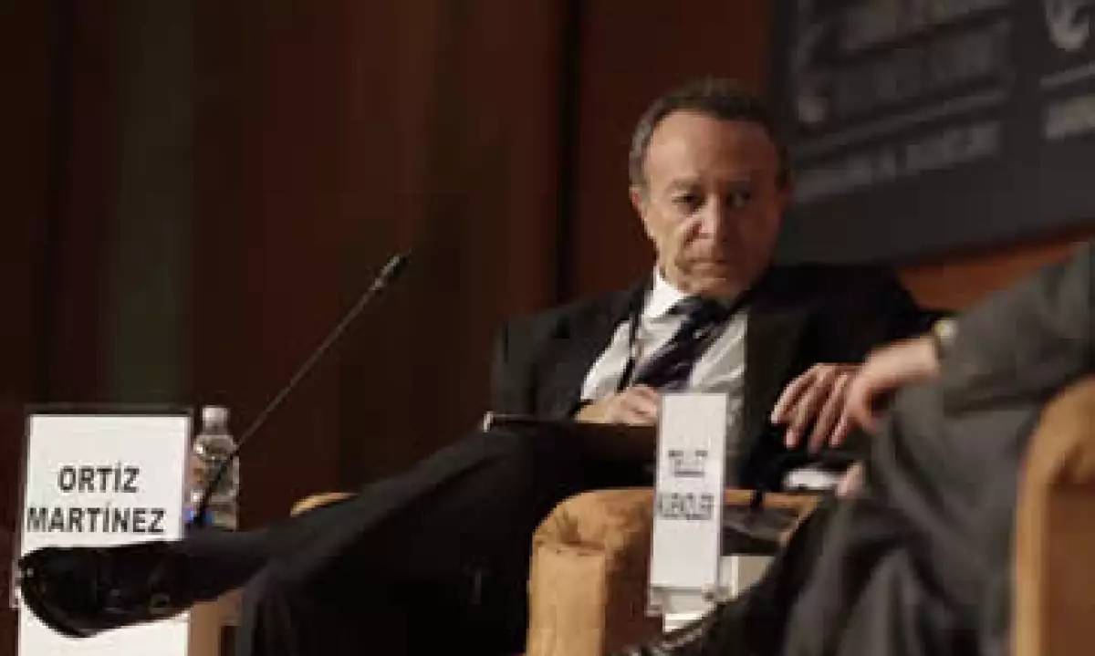 Guillermo Ortiz dijo que el entorno de la economía global está mejorando. (Foto: Jesús Almazán)