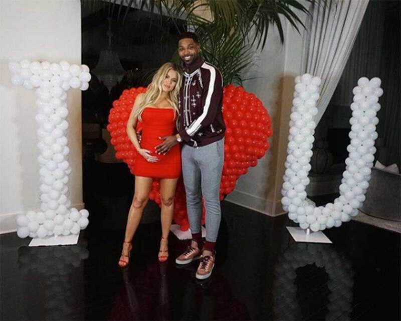 Khloé Kardashian con Tristan
