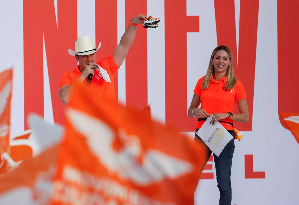 Pre-campaign kick-off event of Samuel Garcia of the Citizens' Movement party for the 2024 presidential elections, in Monterrey
