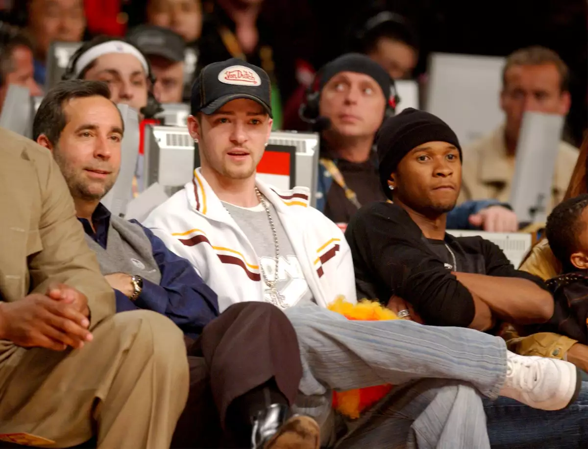 Celebrites at the 2003 NBA All-Star Game