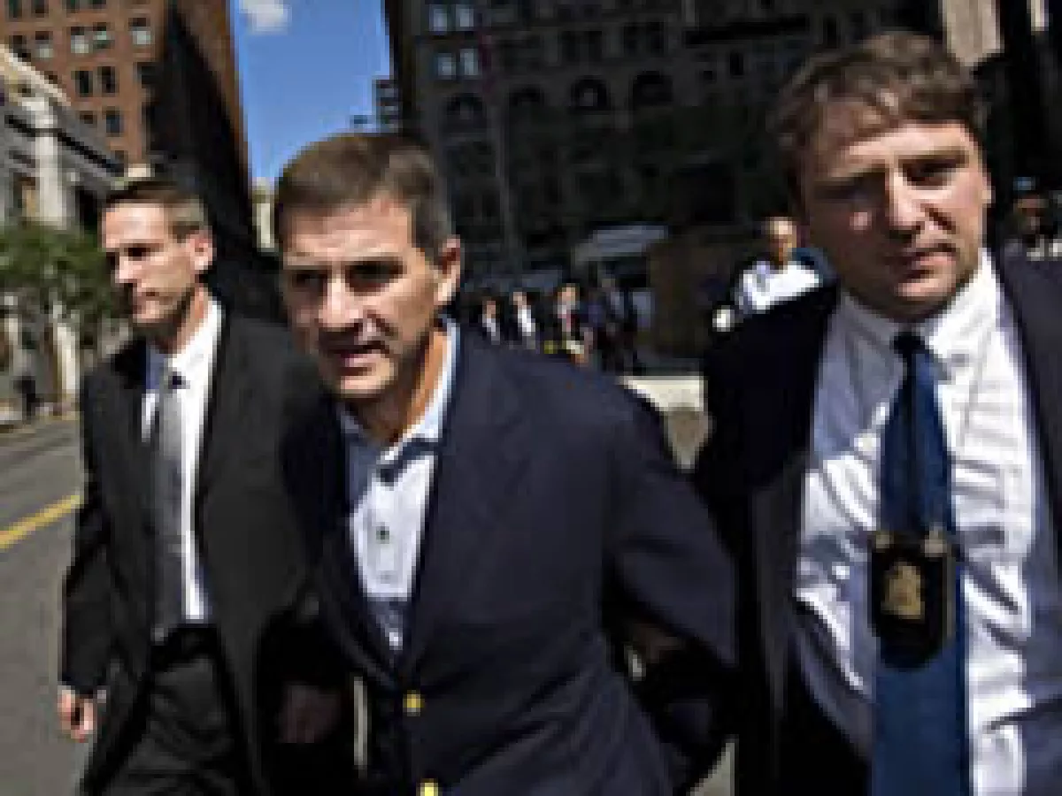 Arresto de Ralph Coiffi. (Foto: CNNMoney)