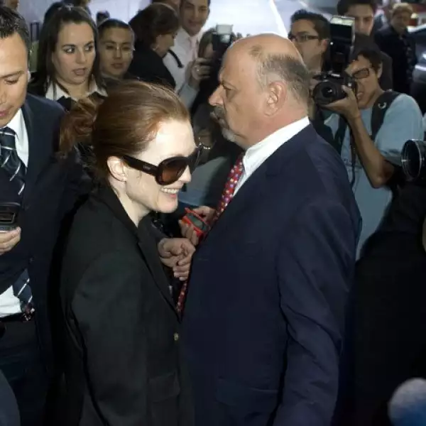 `Es un país al que quiero mucho´, expresó la actriz a la prensa.