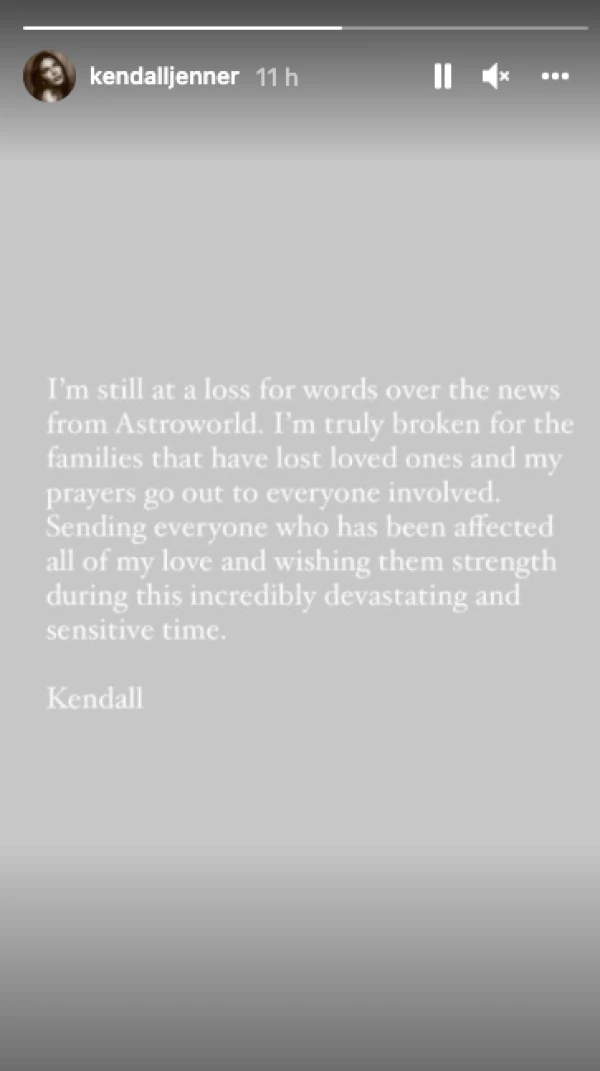 Kendall Jenner.