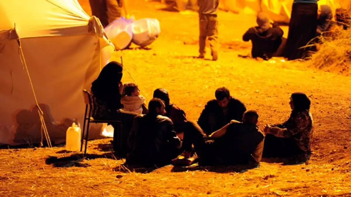 Siria - refugiados - frontera turca