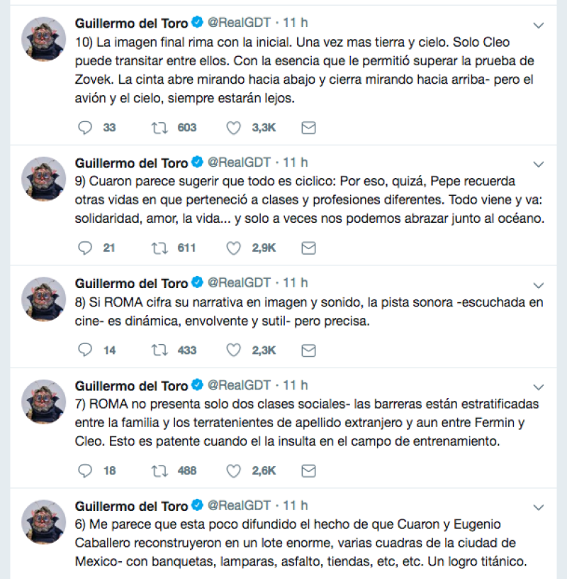 Tweets Del Toro