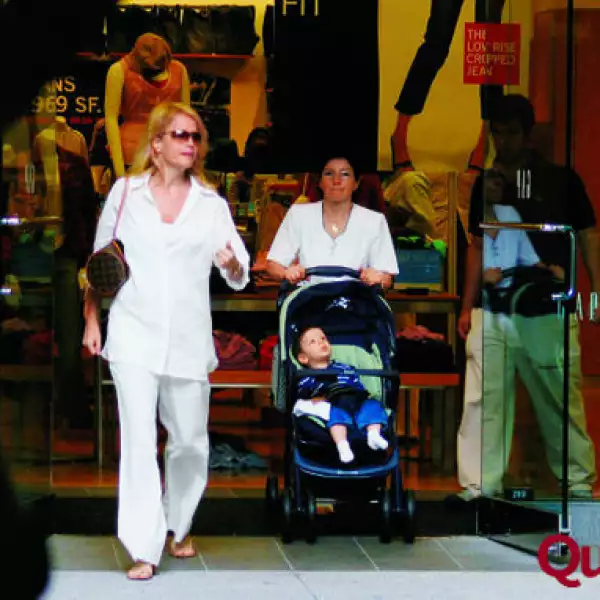 Cecilia Bolocco, Carlos Menem