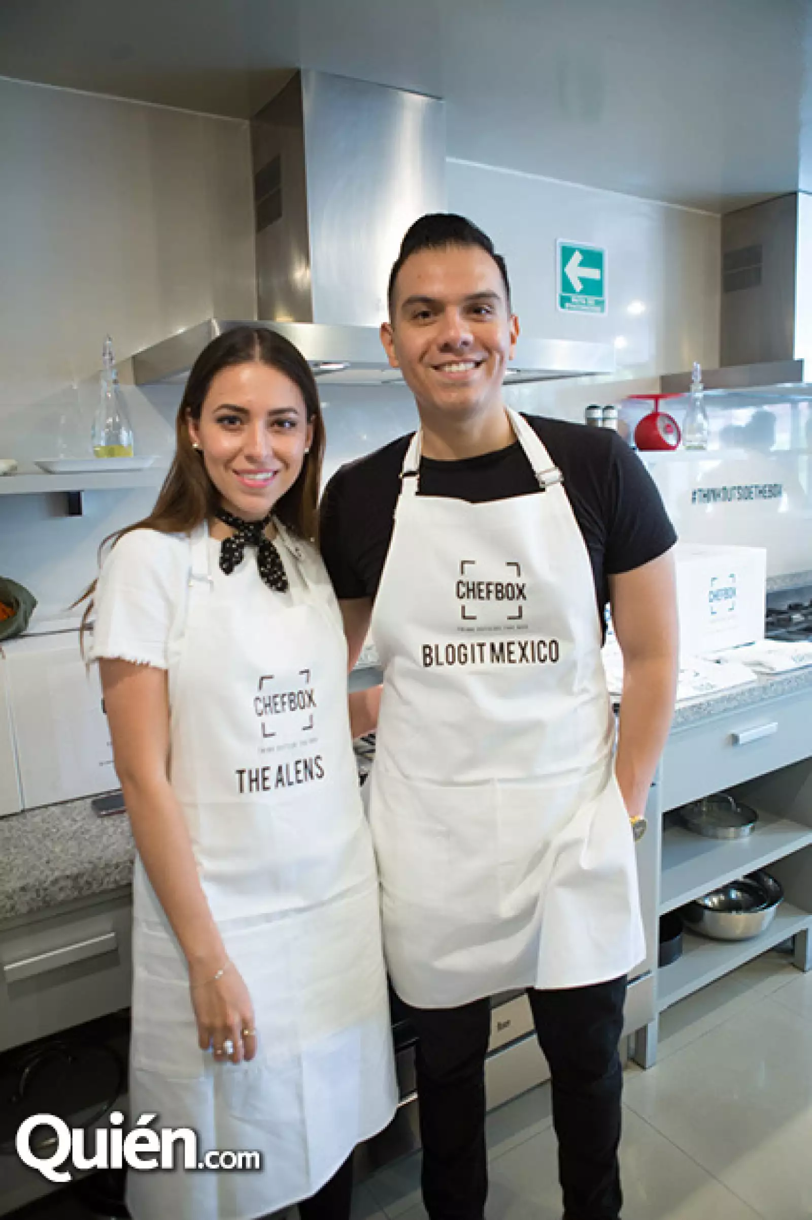 Andrea Nahle y César de la Cruz