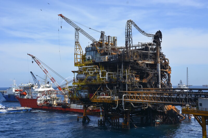 Socios en la explotación petrolera