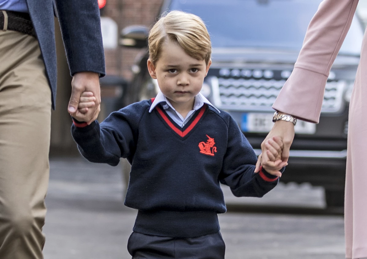 Príncipe George primer día de clases