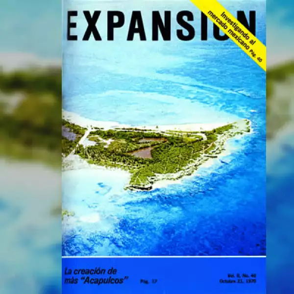 En la década de los setenta, Cancún, es el centro atención al dejar de ser una isla desierta para convertirse en uno de los destinos turísticos más importantes de México.