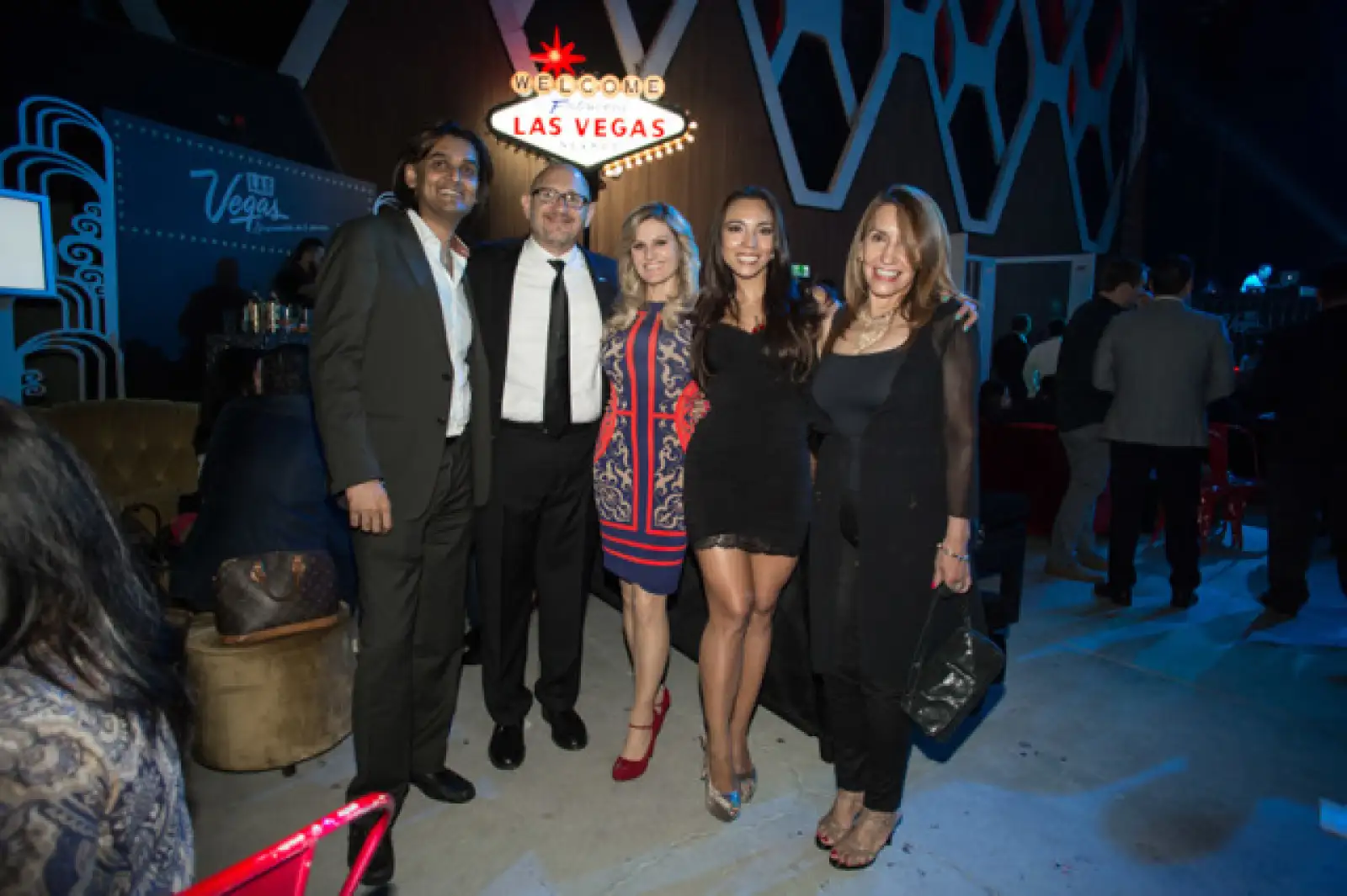 Dushyant Savadia, Rafael Villanueva, Patty Eversbysch, Denise y Berta Gold