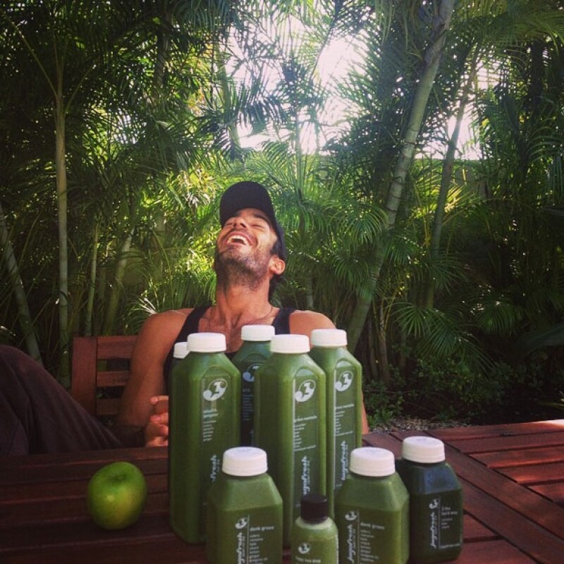 El actor también publicó en su Instagram parte del comercial que hicieron, muy `ad hoc´ a su estilo de vida.