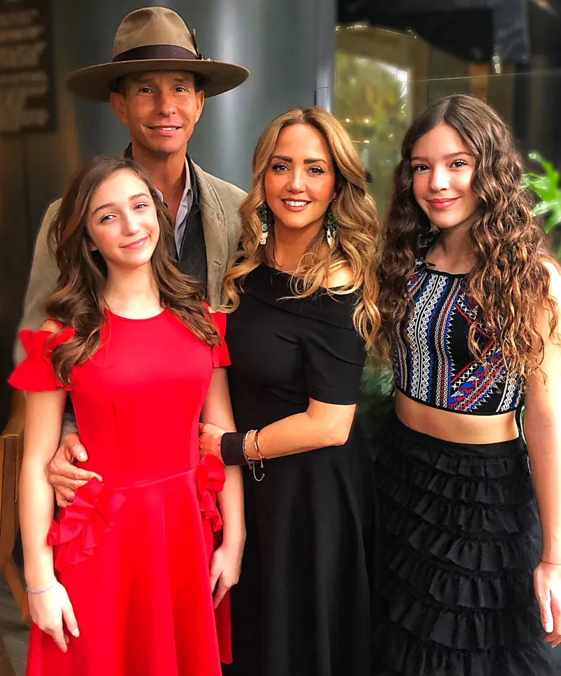 La familia Rubín Legarreta sobre la red carpet