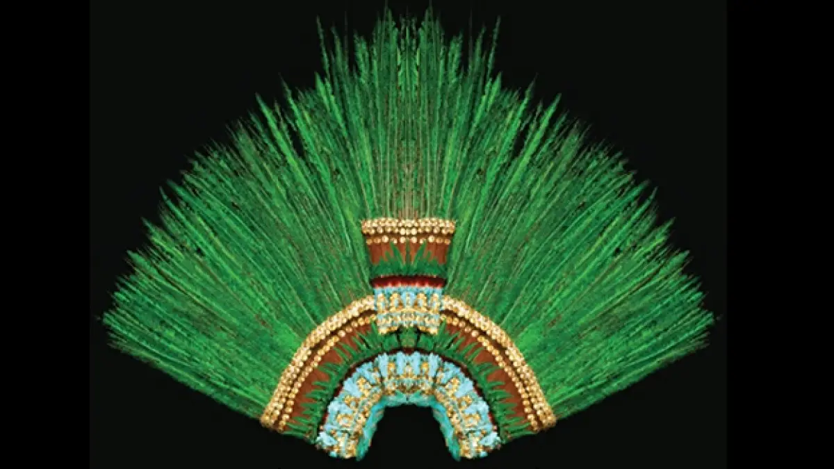 El Penacho de Moctezuma lleva casi medio siglo en Europa