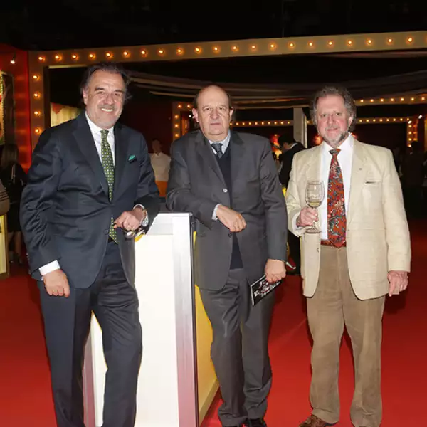 Álvaro Arismendi, José Ángel Sánchez Aedo y Dino Pagliali