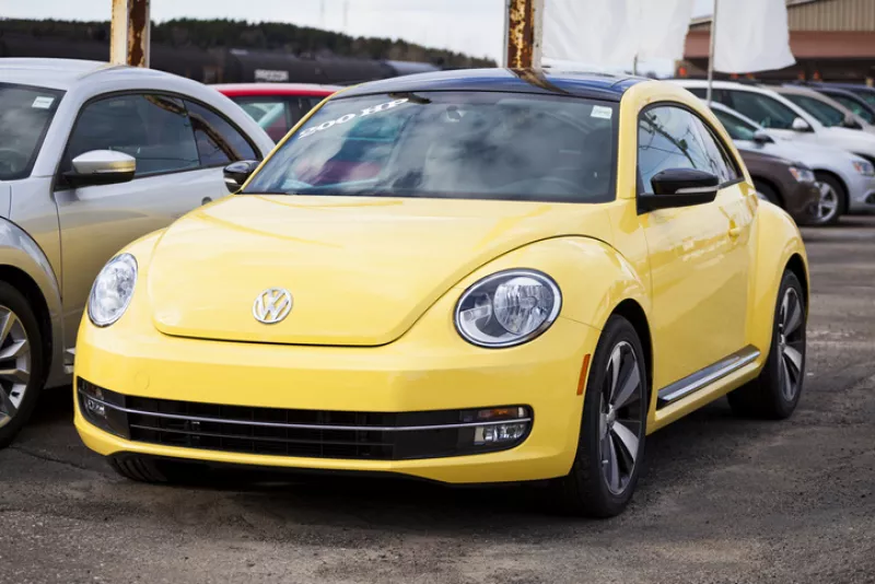 Volkswagen New Beetle on Lot