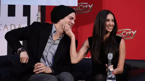 Ashton Kutcher y Demi Moore