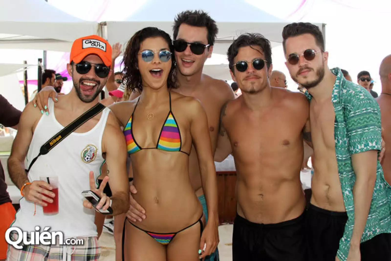 Adal Tiscarelo,Jeniffer Barrantes,Emilio Disi,Francisco Giorgi y Carlos Cool