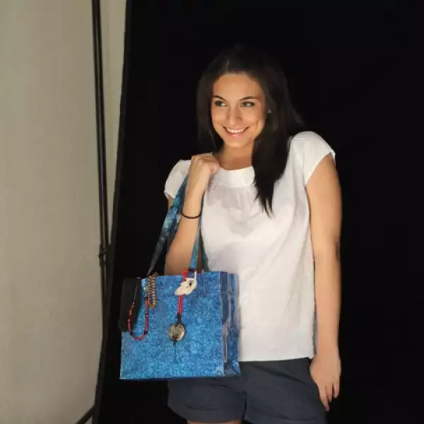 Ana Brenda practicó varias poses, pero eso sí, siempre con una gran sonrisa.