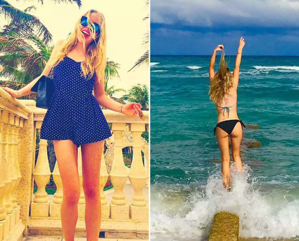 Media hermana de Ivanka Trump, Tiffany de 21 años es hija del magnate estadounidense. Es fan de posar en los looks más sensuales en su cuenta de Instagram y quiere ser cantante.