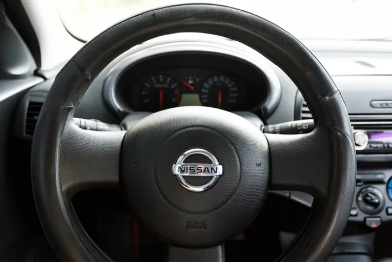 Nissan Micra interior, wheel close