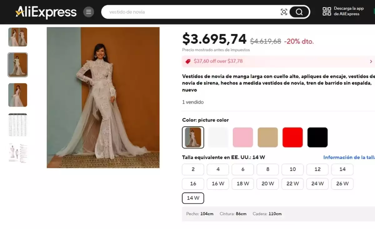 Angela Aguilar vestido novia