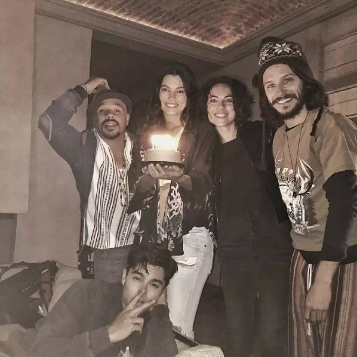 Bárbara parece llevarse muy bien con la novia de su hijo.