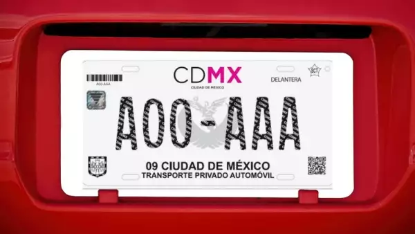 Así es como debes poner el portaplacas de tu auto para evitar multas