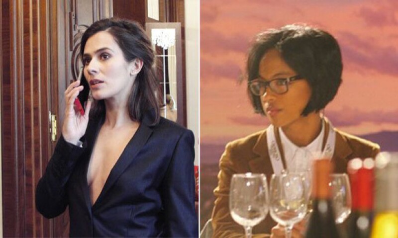 Mar Rodríguez, a la derecha, es la manager de Anna. Se dice que antes de ser su representante fue su fan. Allen es el único talento en su supuesta agencia.