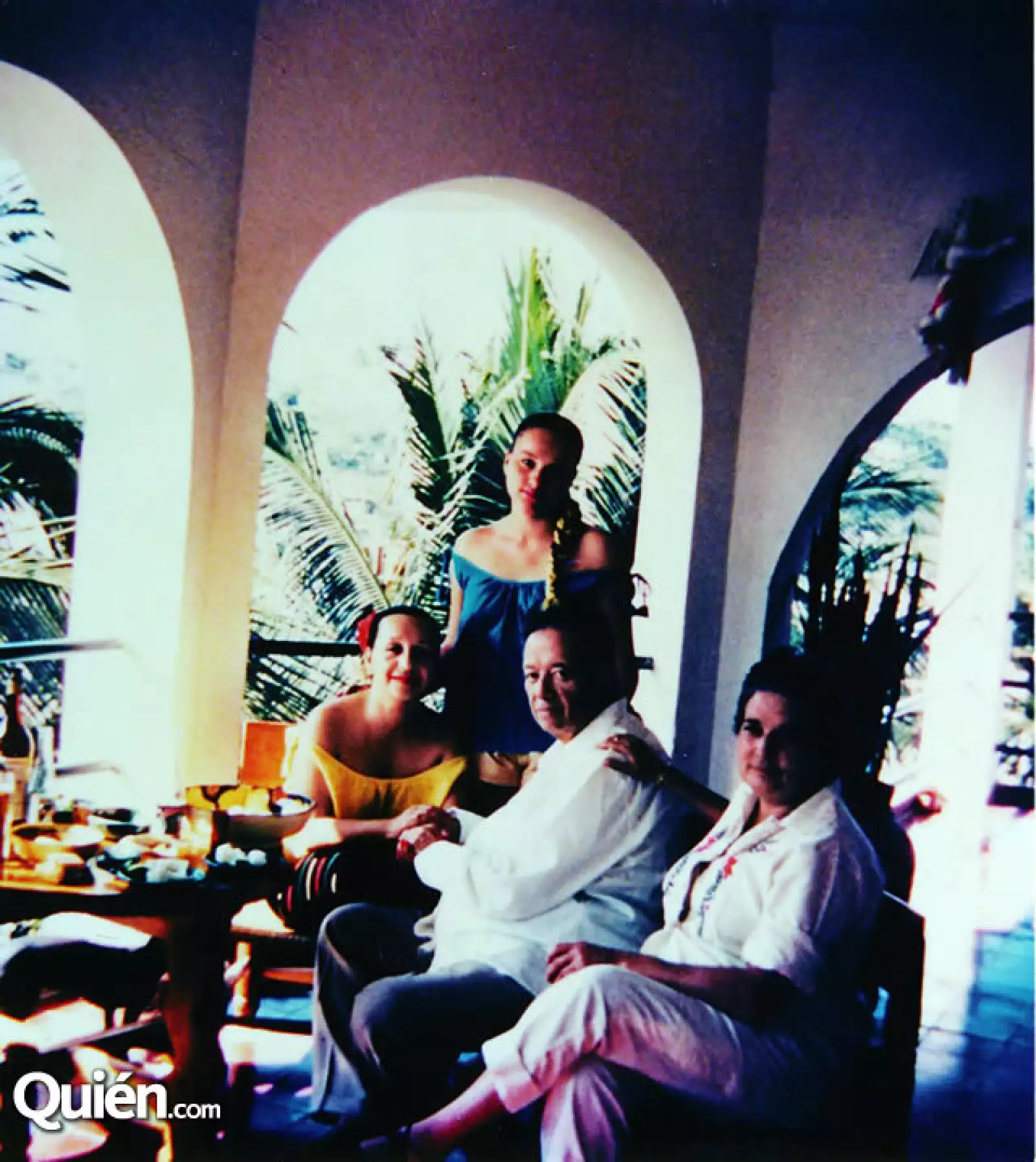 Diego Rivera consu enfermera,Dolores Olmedo,la hija de ésta Irene.