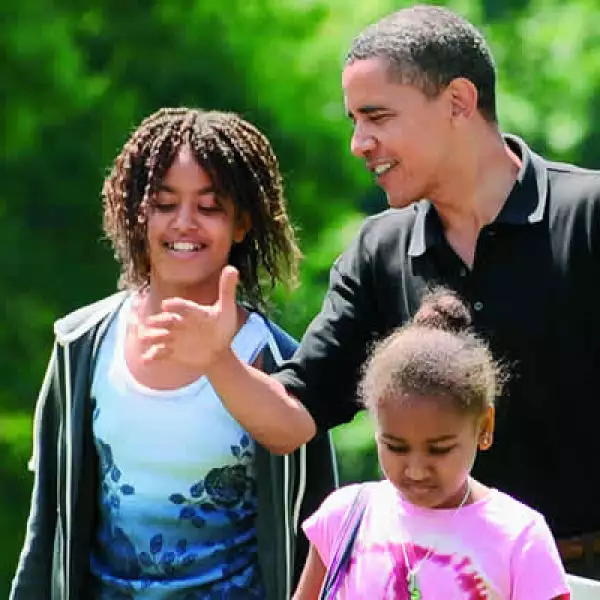 Las chicas se han adaptado a la Casa Blanca y no se han dejado impresionar. Siguen siendo las mismas niñas cariñosas, simpáticas y felices de antes.