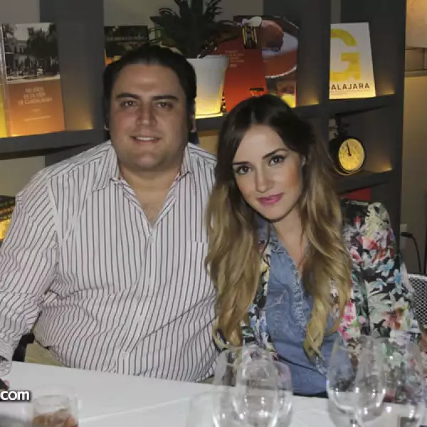 Enrique Lizárraga y Michelle Muñoz