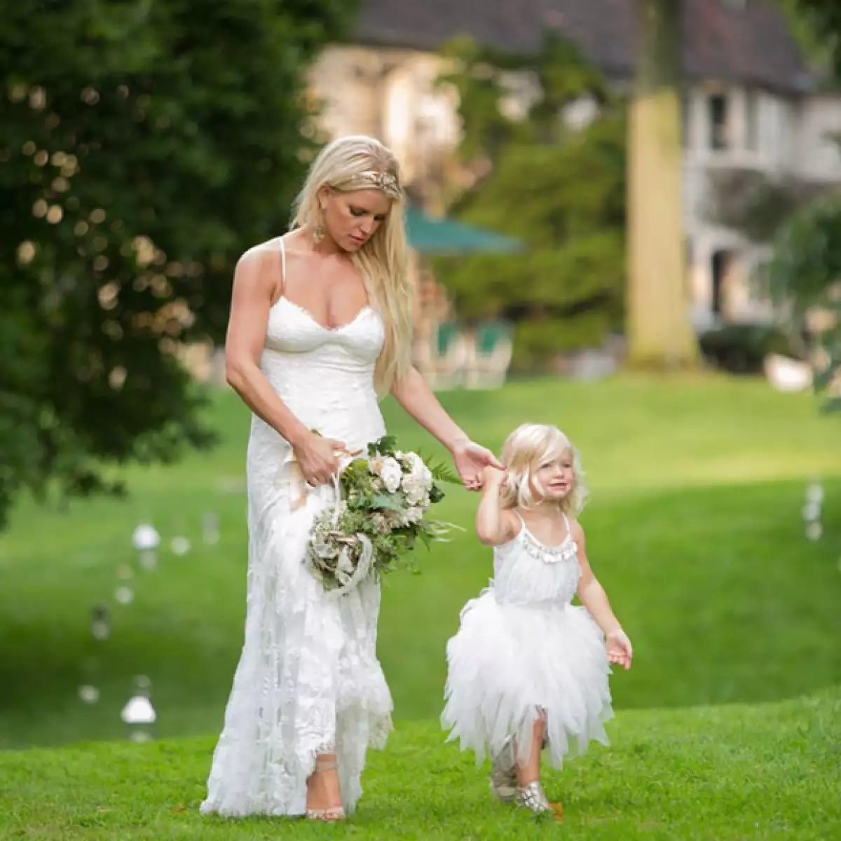 Jessica Simpson se casó el 4 de julio de 2014 en una íntima ceremonia.