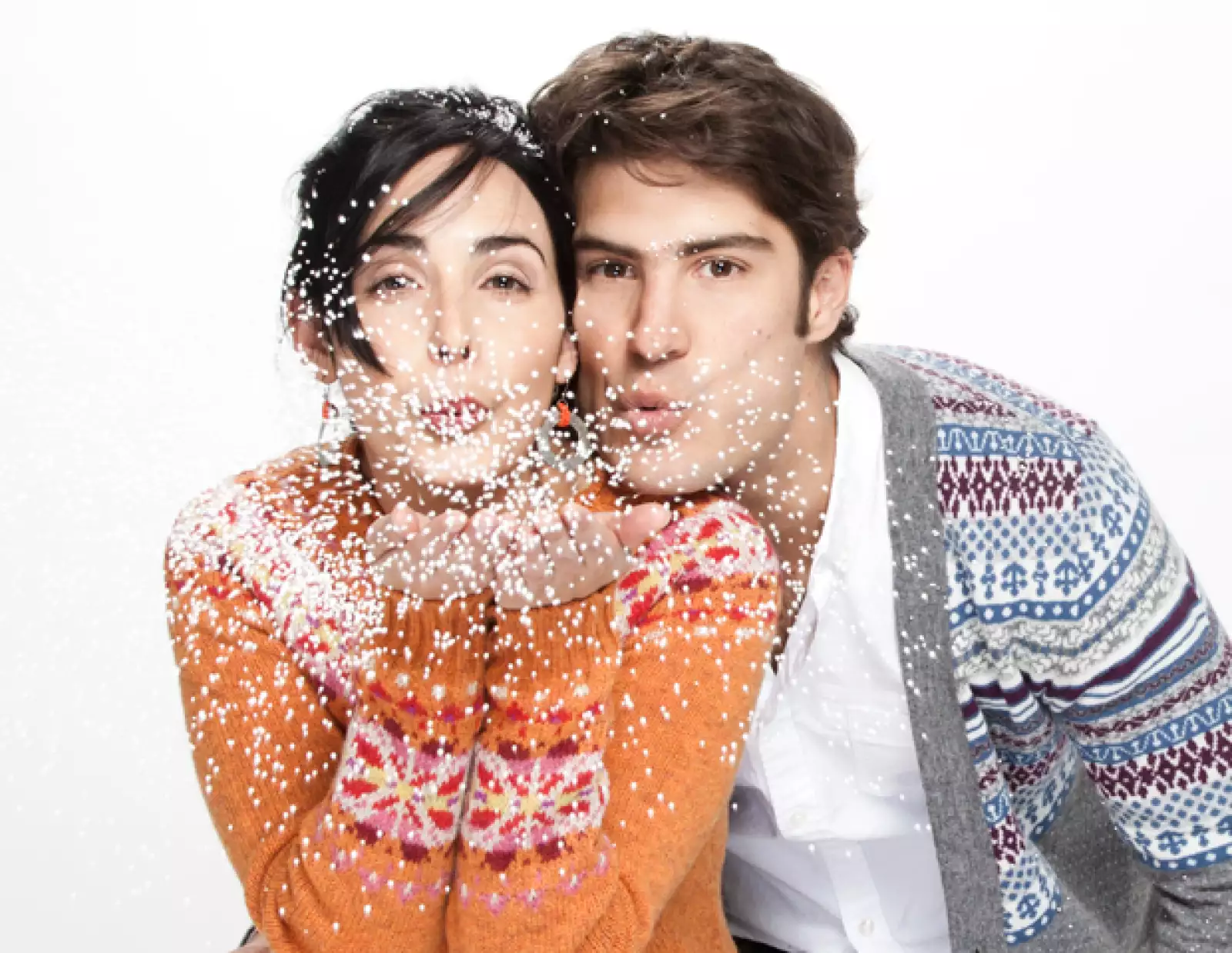 Alex Sirvent y Ximena Herrera disfrutan de la Navidad.