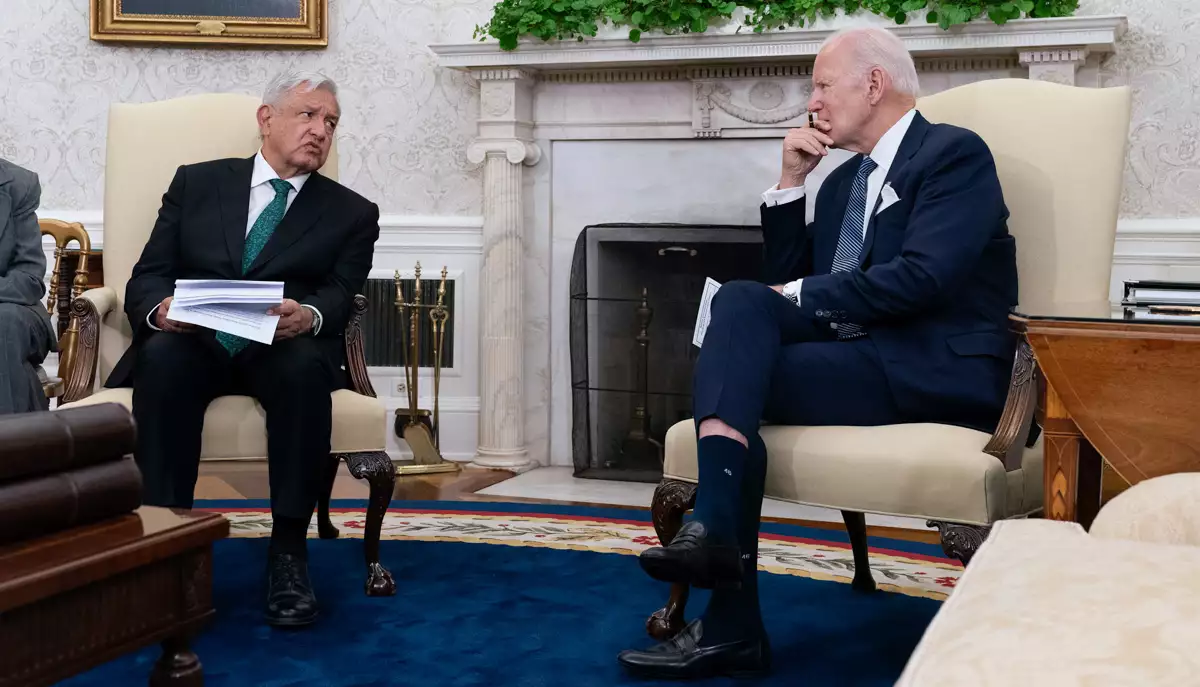 (El presidente Andrés Manuel López Obrador y su homólogo Joe Biden)