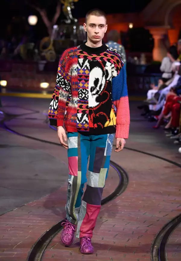 Disney kicks off "Mickey the True Original" campaign in celebration of Mickey's 90th anniversary with a fashion show at Disneyland featuring a Mickey-inspired collection by Opening Ceremony