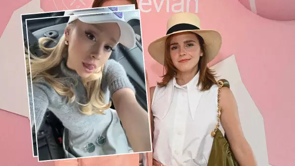 Ariana Grande y Emma Watson llevan los mismos zapatos a Wimbledon.