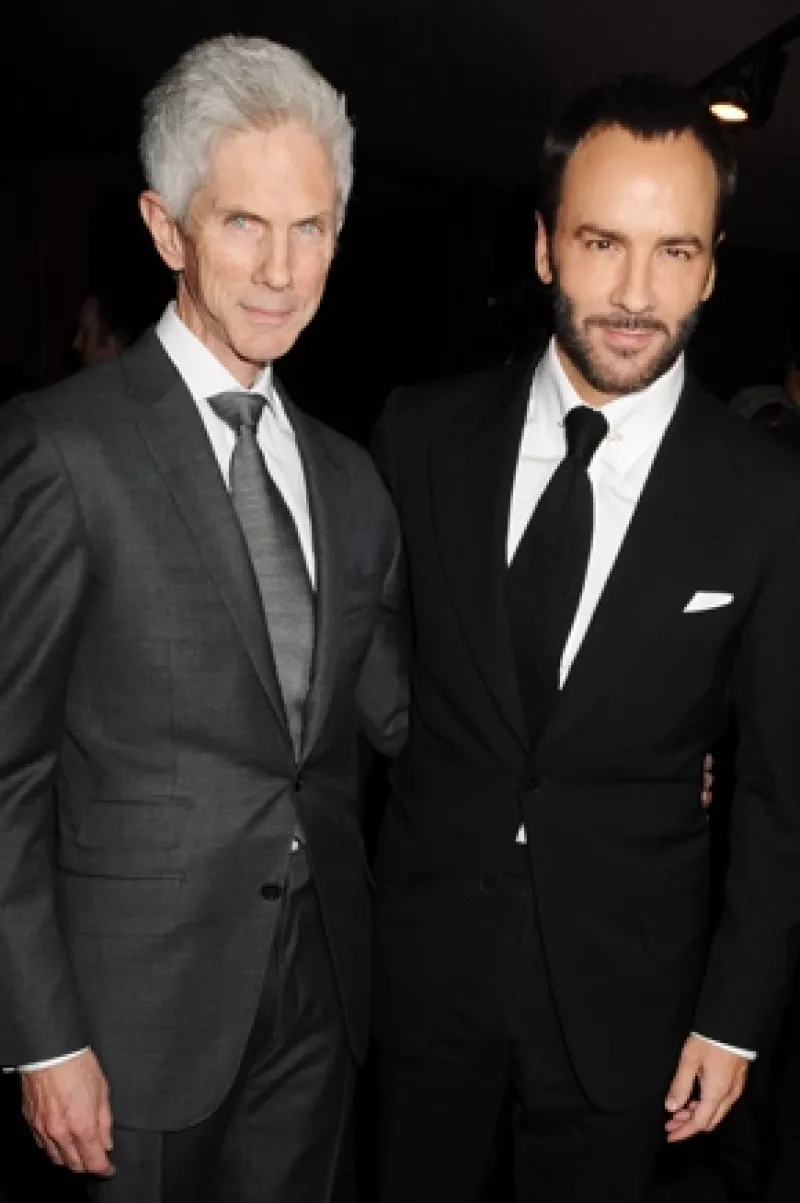 El diseñador contrajo nupcias con su pareja de hace 27 años, Richard Buckley con quien tiene un hijo llamado Alexander John Buckley Ford.