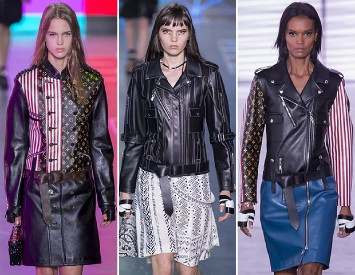 Las chamarras de piel son un must para SS16.