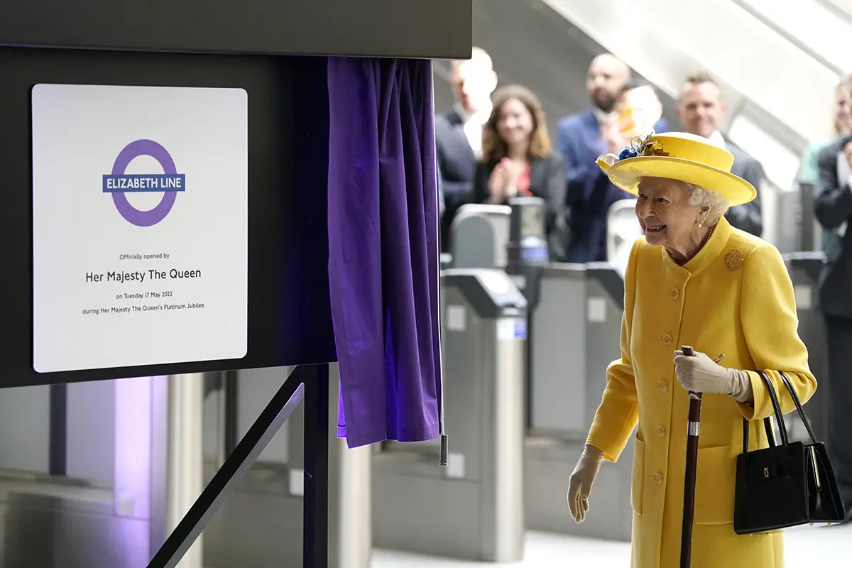 Queen Elizabeth II Marks Completion Of The Elizabeth Line