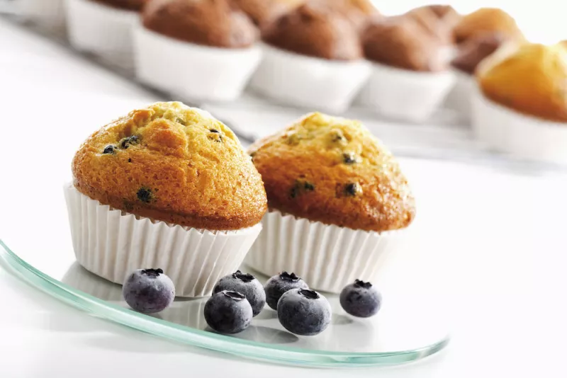 Los muffins de blueberry contienen la misma cantidad de azúcar que una Coca Cola