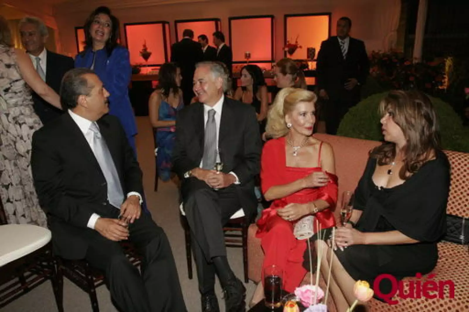 Manlio Fabio Beltrones, Raúl Salinas, Silvia Beltrones, Paulina Castañón